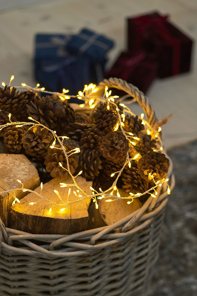 Guirlande Lumineuse en Verre Vert à LED Sirius - Les Bambetises