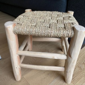 Petit tabouret marocain, taille 30/30cm