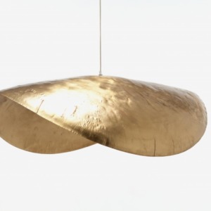 Suspension « Gervasoni » en laiton de diamètre 120cm Brass 96