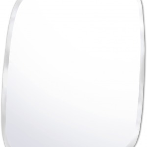 Miroir rectangulaire biseauté entièrement fait à la main M nuance 44 / 55 cm