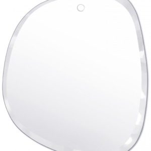 Miroir biseauté entièrement fait à la main M nuance 46 / 55 cm