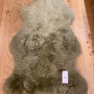 Peau de mouton véritable - Fibre By Auskin - Coloris moss 95x60