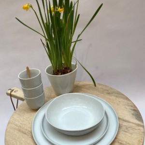Assiette ronde - Vaisselle Porcelino de « pomax »