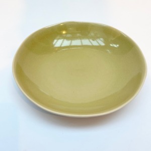 Assiette à pâtes en grès, Jars céramistes, Genêt, Diamètre 23cm, H 4,5cm, service Maguelone