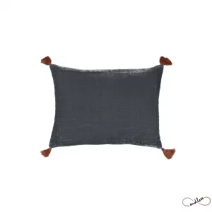 Housse de coussin en soie Goa - Taupe - Le monde sauvage